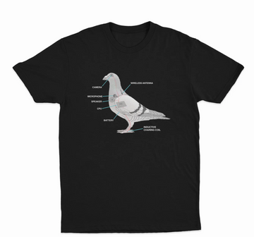 Pigeon Roboter T-Shirt