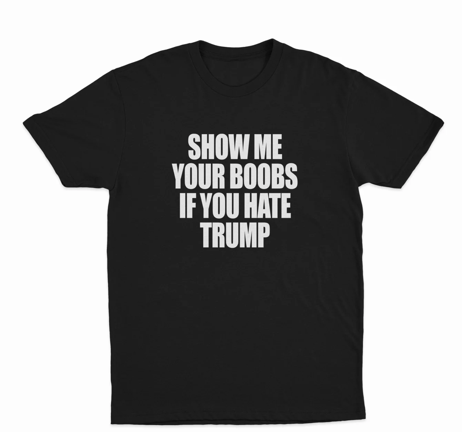Show Me Your Boobs If You Hate Trump T-Shirt