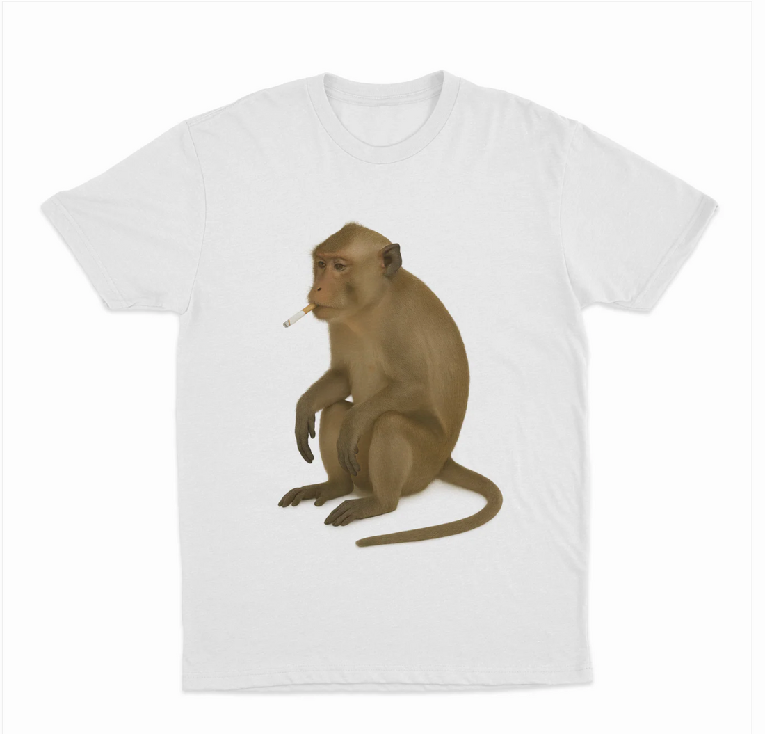 Smoking Monkey T-Shirt
