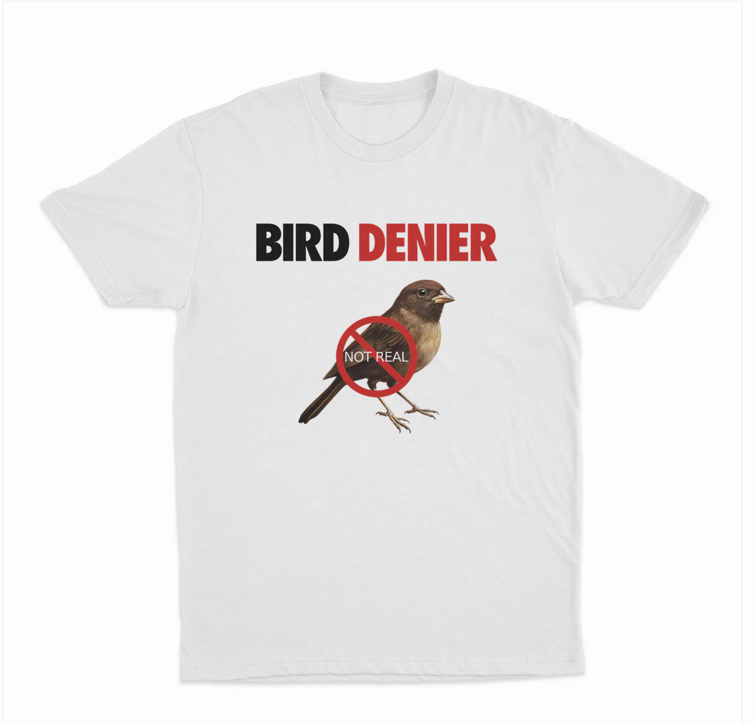 Bird Denier (Not Real) T-Shirt