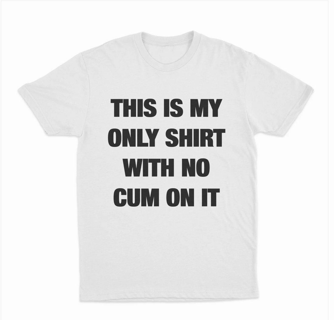 This Is My Only Shirt With No Cum On It T-Shirt