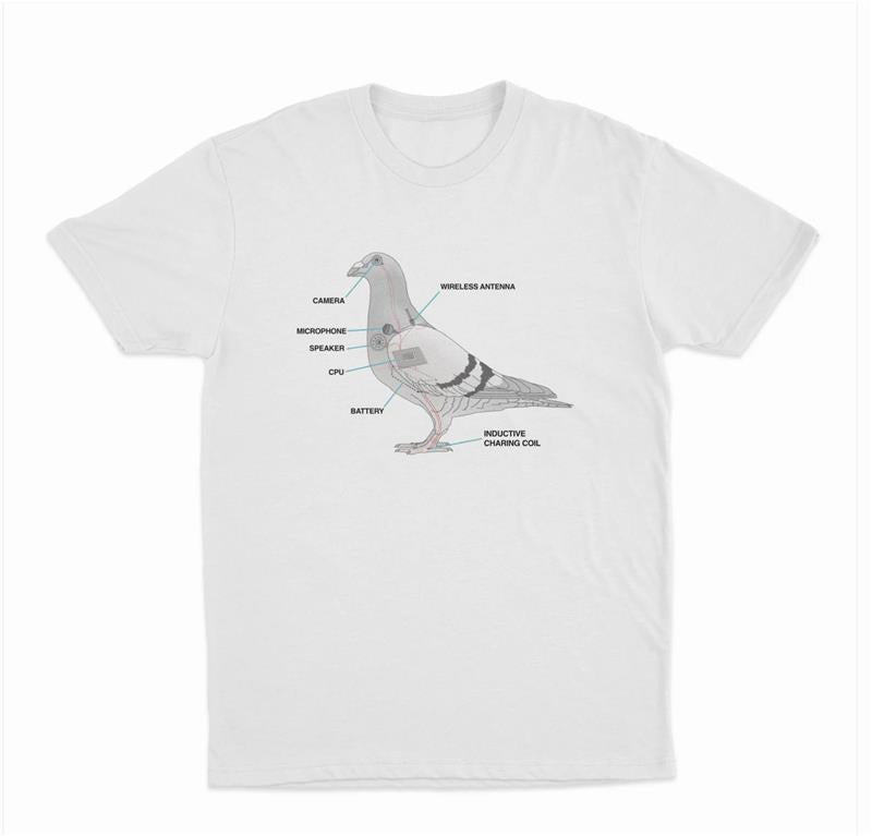 Pigeon Roboter T-Shirt