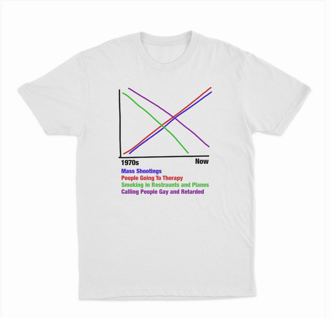 1970s Vs Now Statistics T-Shirt