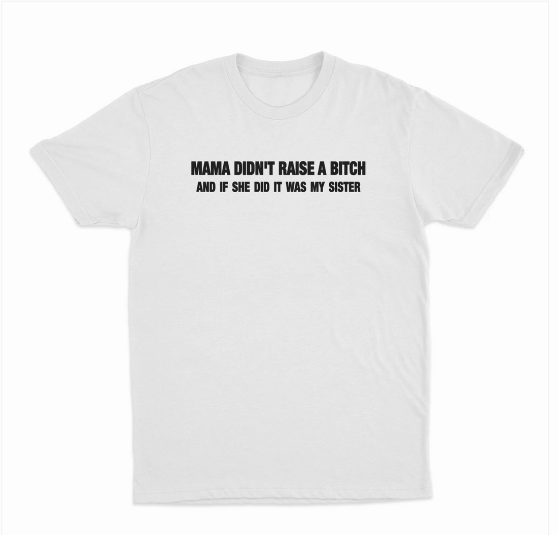 Mama Didn't Raise A Bitch And If She Did It Was My Sister T-Shirt