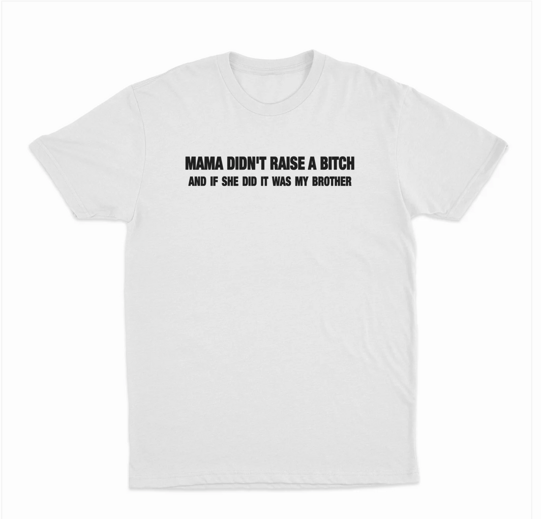 Mama Didn't Raise A Bitch And If She Did It Was My Brother T-Shirt